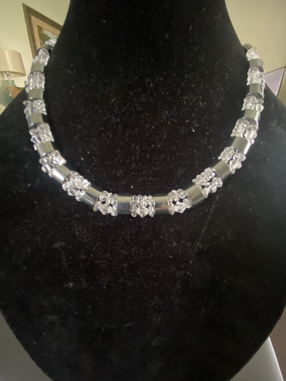 Hematite Magnetic Close Clasp Necklace